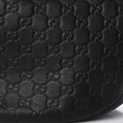 Gucci Guccissima Medium GG Twins Hobo Black 10 of 13