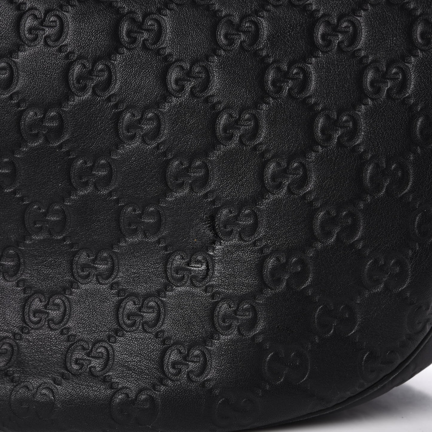 Guccissima Medium GG Twins Hobo Black