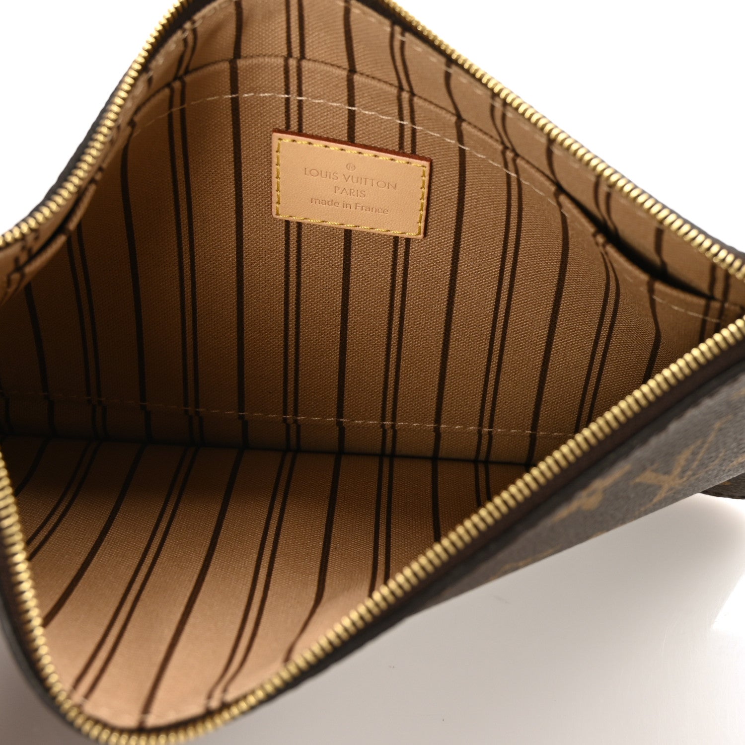 Louis Vuitton Monogram Neverfull MM GM Pochette 4 of 5