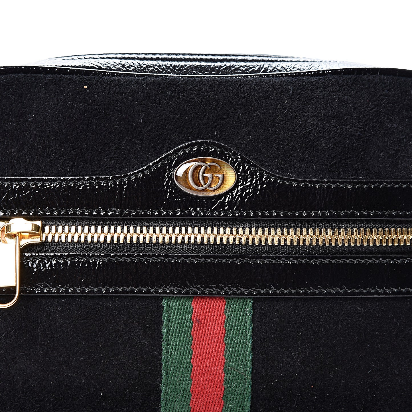 Suede Small Ophidia Belt Bag 85 34 Black