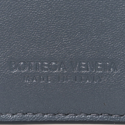 Bottega Veneta Nappa Intreccio Cassette Credit Card Holder Thunder 6 of 6