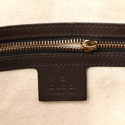 Gucci Monogram Vintage Web Medium Boston Dark Brown 6 of 11