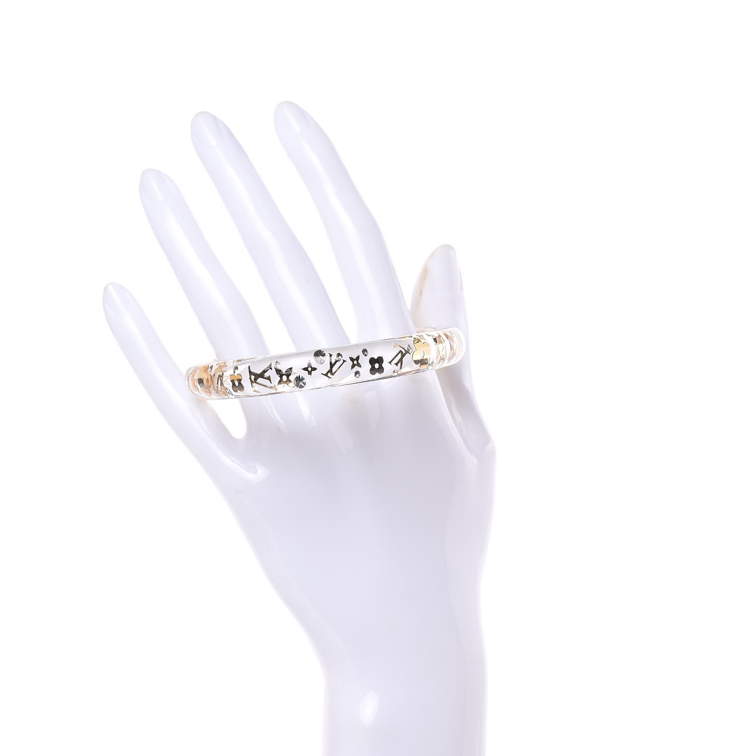 Louis Vuitton Resin Swarovski Small Inclusion Bracelet PM Transparent 3 of 4