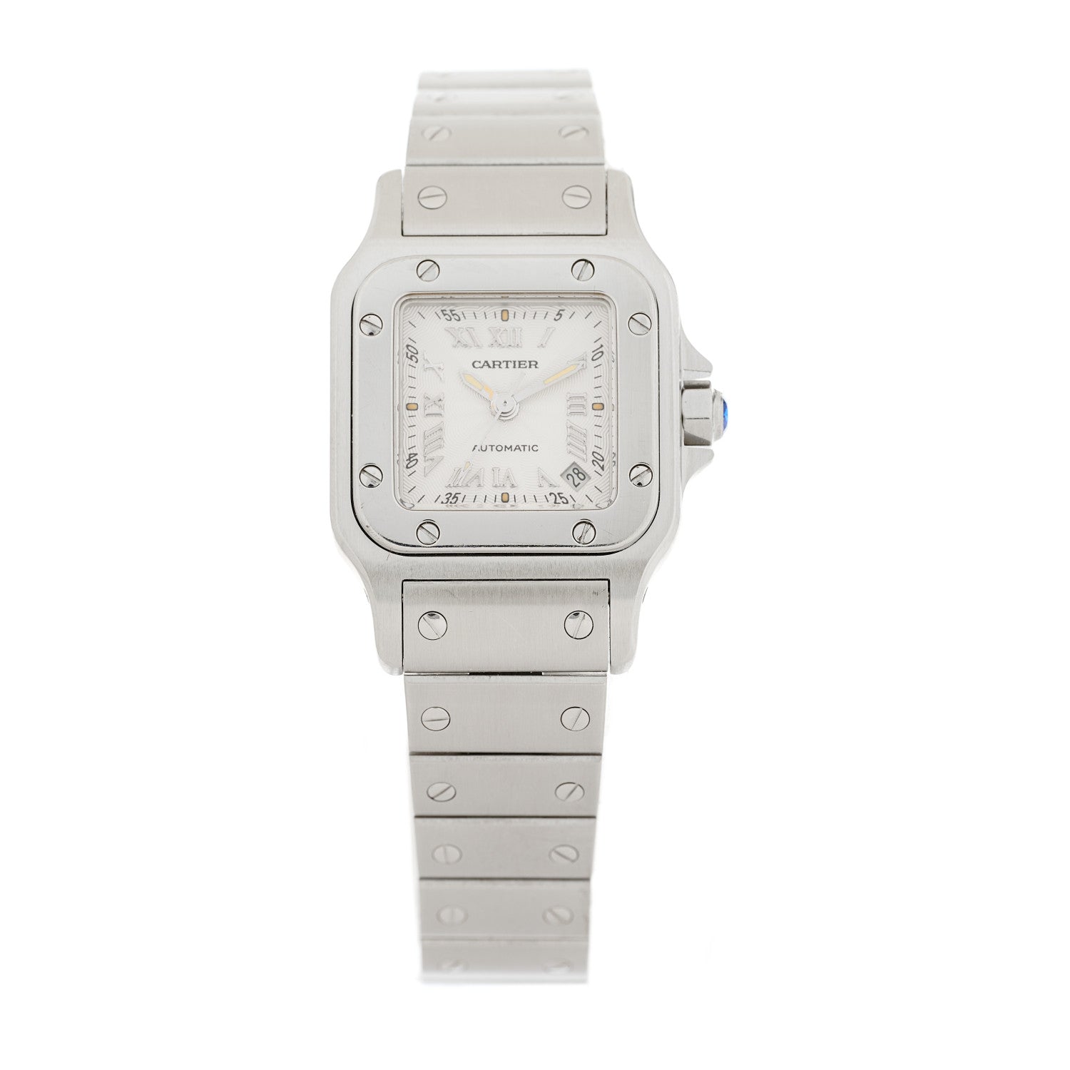 Cartier Stainless Steel 24mm Santos de Cartier Galbee Automatic Watch 1 of 4