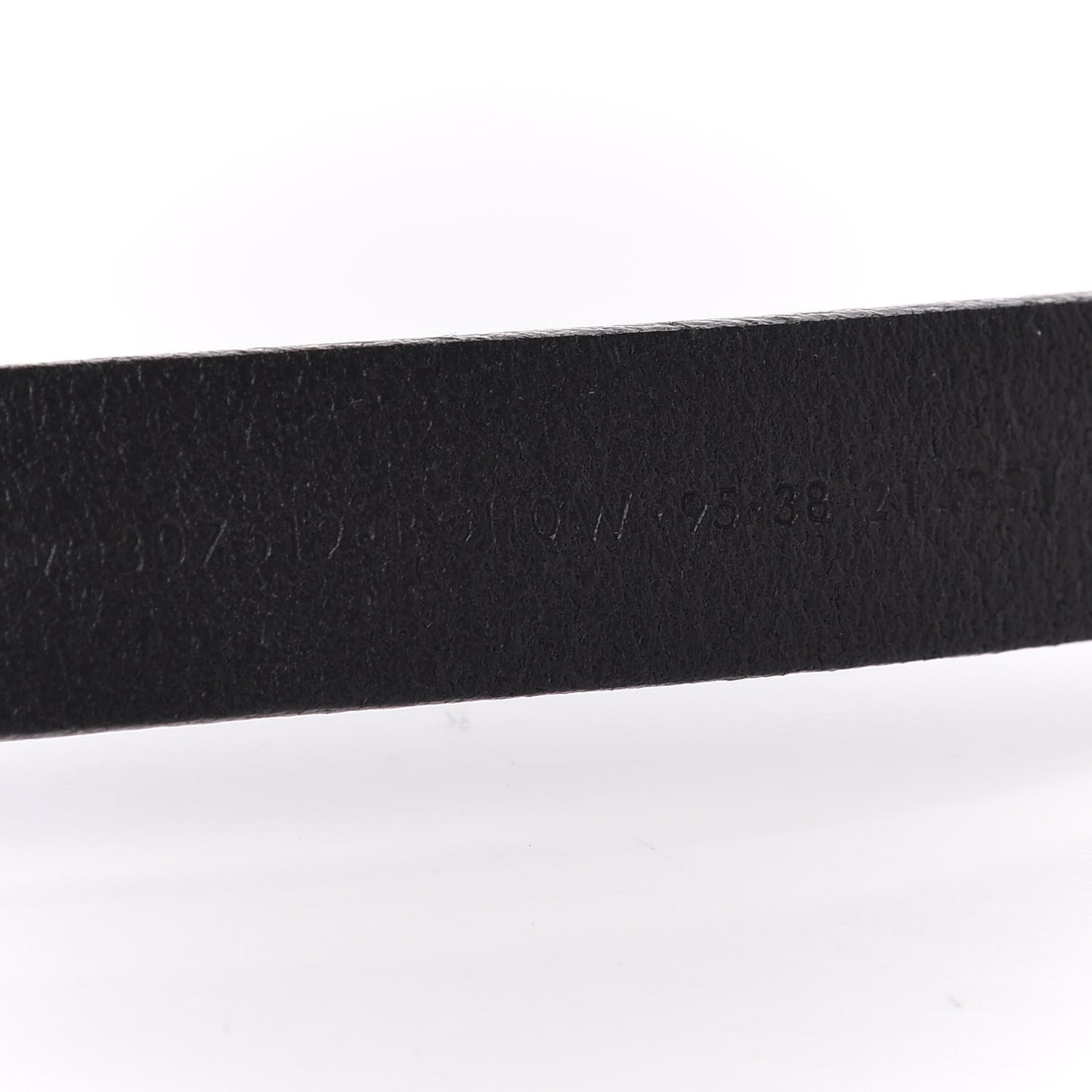Calfskin Horsebit Buckle Belt 95 38 Black