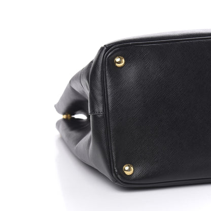 Prada Saffiano Lux Extra Large Galleria Double Zip Tote Black 11 of 14