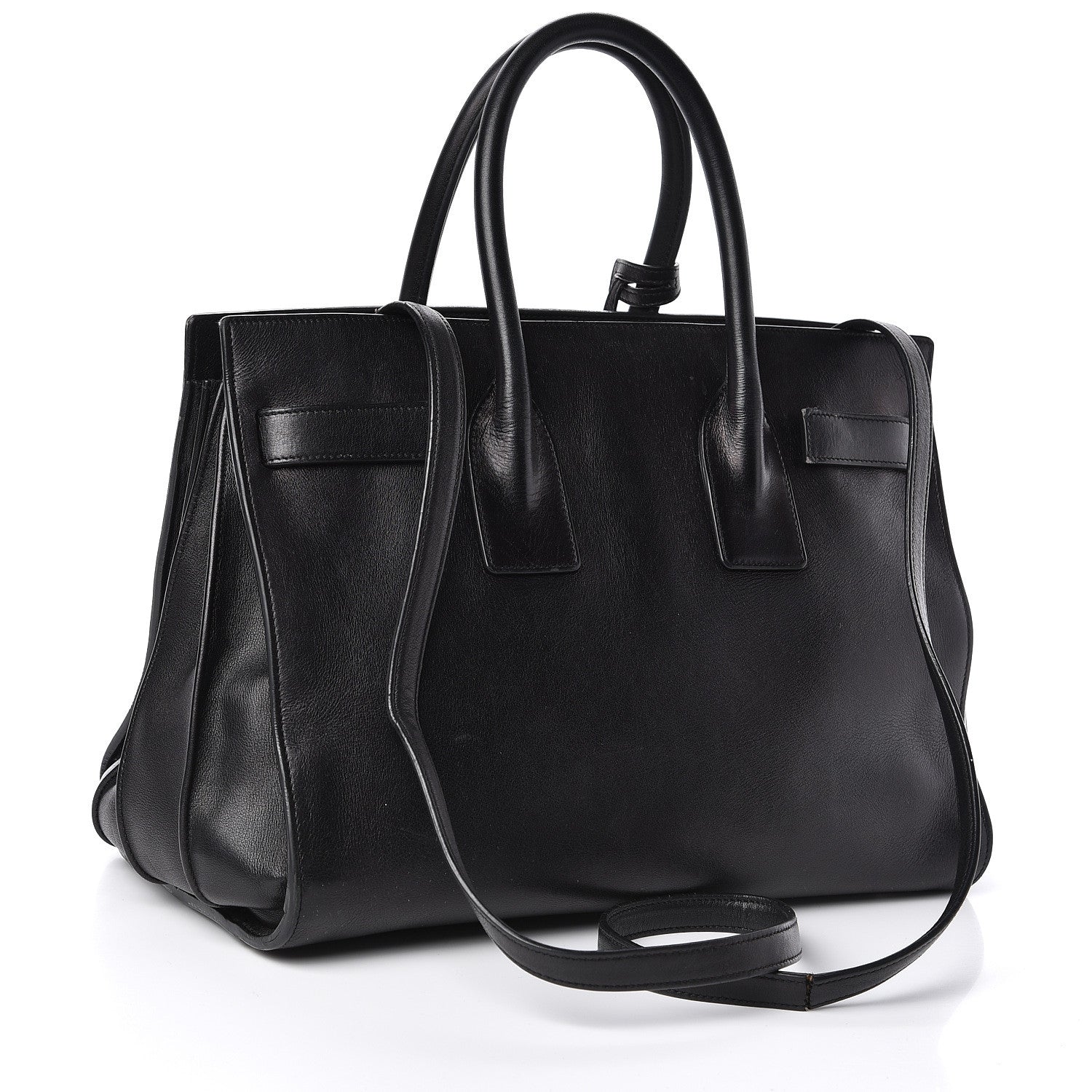 Saint Laurent Calfskin Small Sac De Jour Black 3 of 15