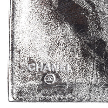 Chanel Metallic Aged Calfskin Quilted Reissue Long Flap Wallet Light Silver 6 of 8