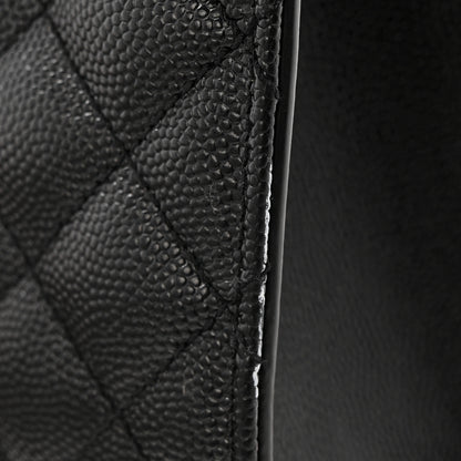 Saint Laurent Grain De Poudre Textured Mixed Matelasse Triquilt Medium Monogram Monochrome Satchel Black 11 of 15