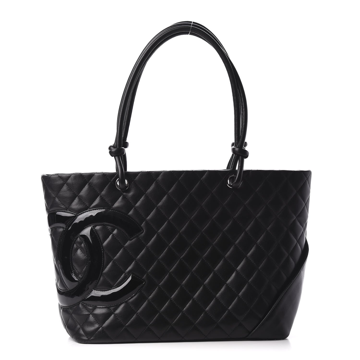 Chanel Calfskin Quilted Large Cambon Tote Black 1 of 9