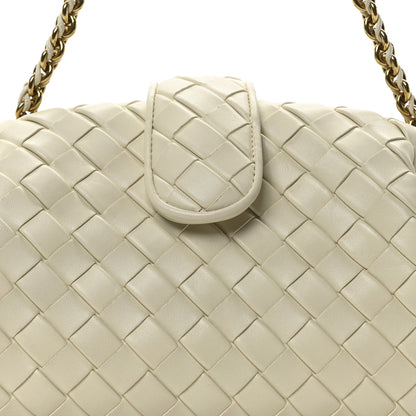 Bottega Veneta Nappa Intrecciato Teen The Lauren 1980 Clutch With Chain String 7 of 9