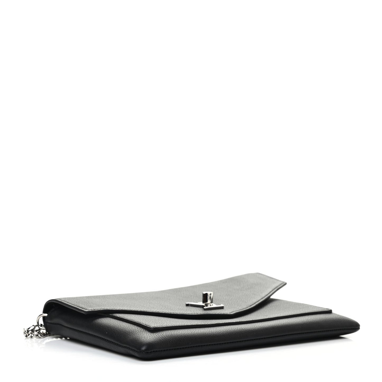 Soft Calfskin My Lockme Pochette Black