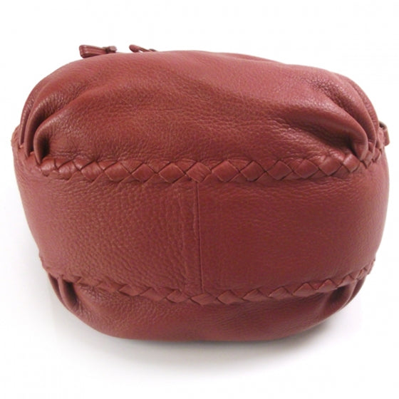 Leather Drawstring Bag