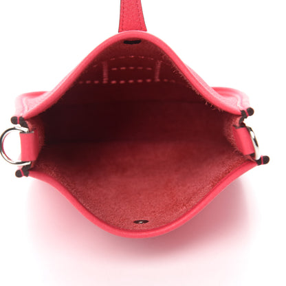 Hermes Taurillon Clemence Evelyne TPM Rose Extreme 5 of 10