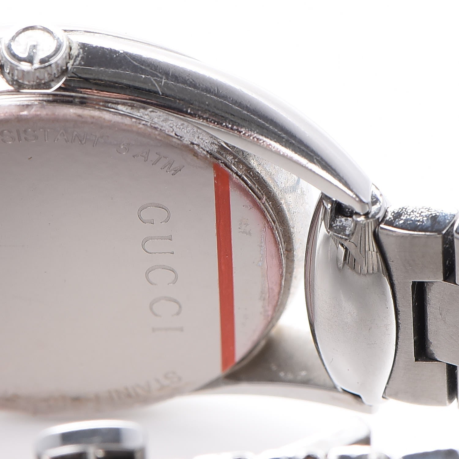 Gucci Stainless Steel 34mm Horsebit Quartz Watch 7 of 9