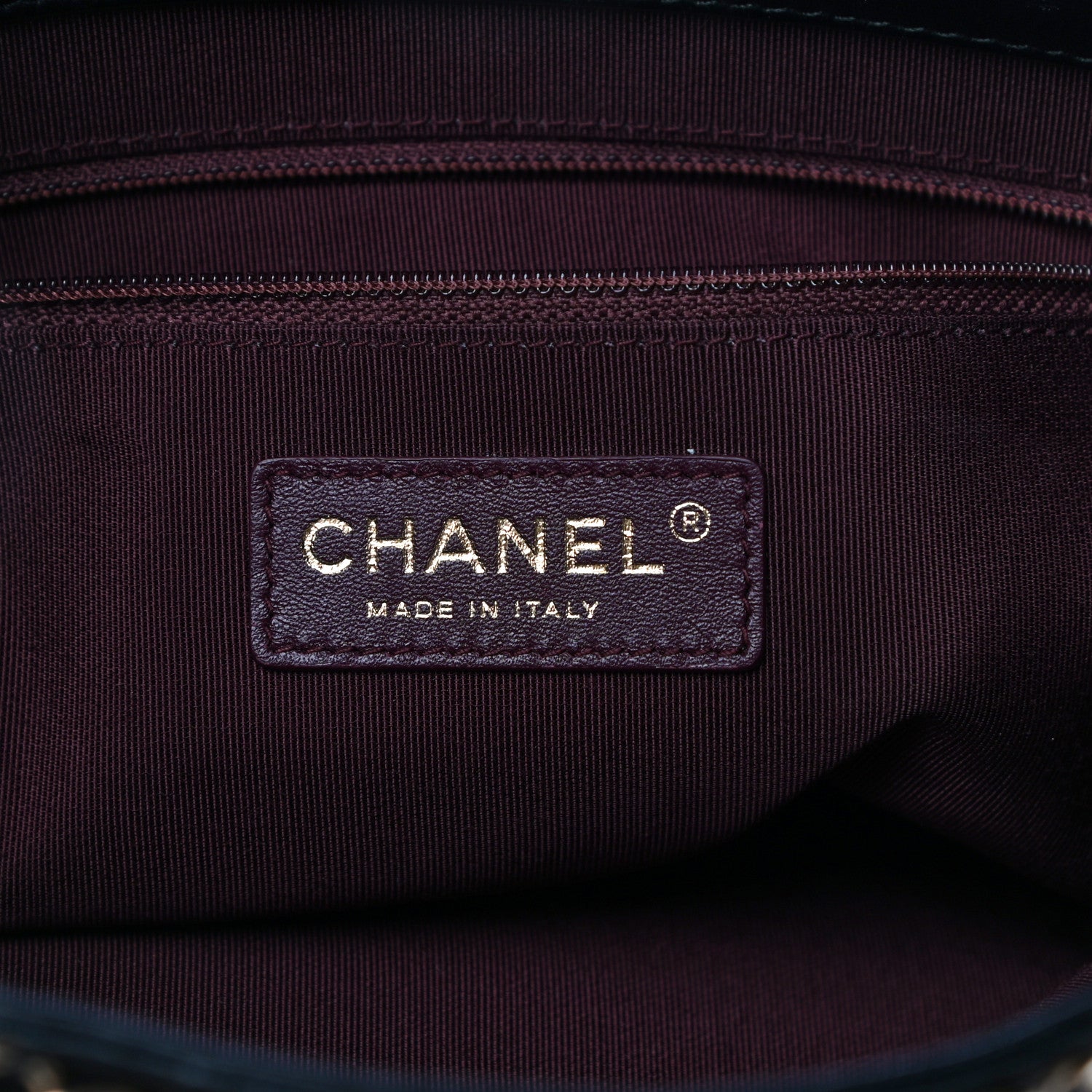 Chanel Lambskin Large Shopping Chain Tote Black 6 of 13