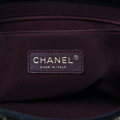 Chanel Lambskin Large Shopping Chain Tote Black 6 of 13