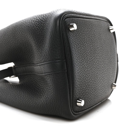 Hermes Taurillon Clemence Picotin Lock 18 PM Black 8 of 9