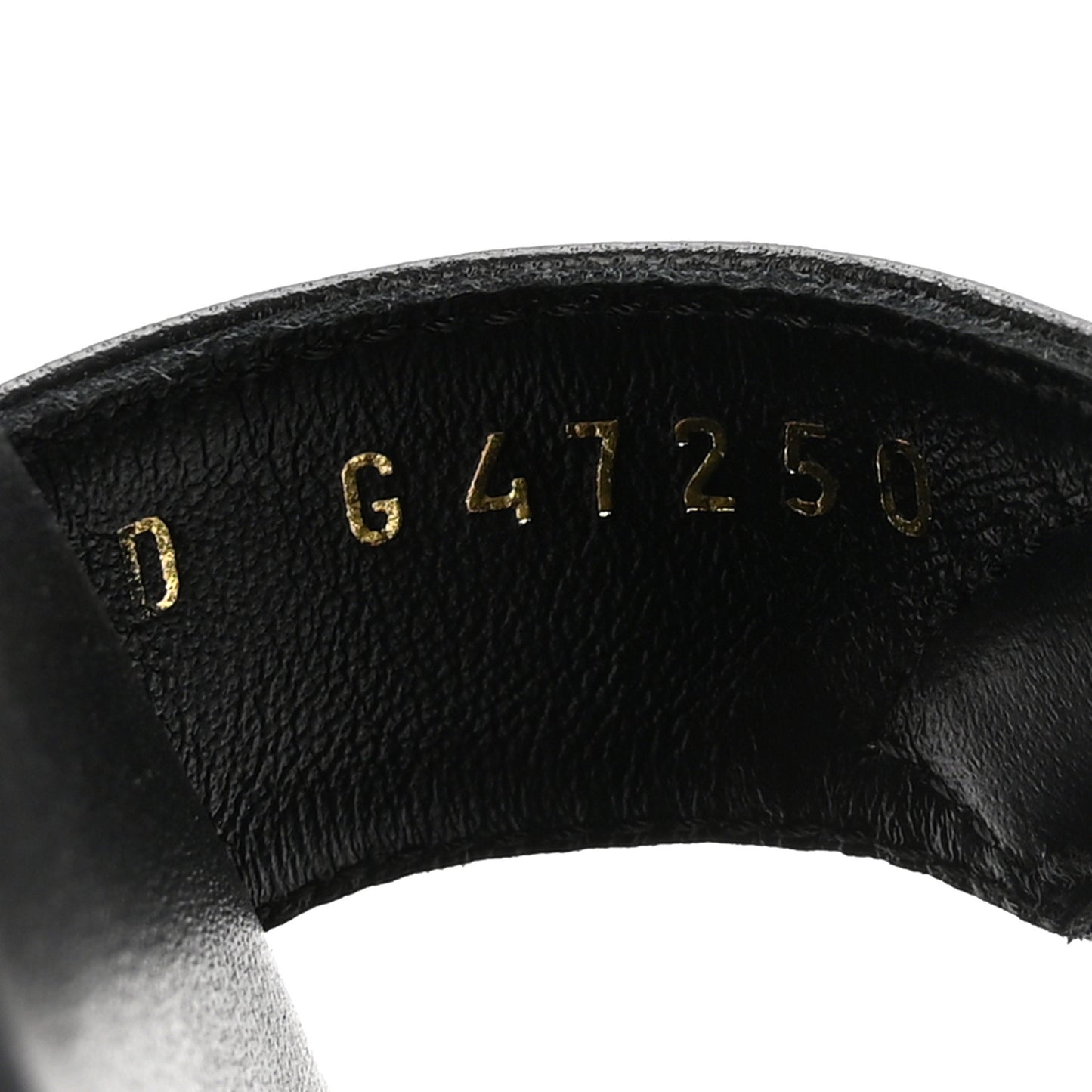 Lambskin CC Cut Out Mules Sandals 36 Black