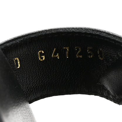 Chanel Lambskin CC Cut Out Mules Sandals 36 Black 9 of 10