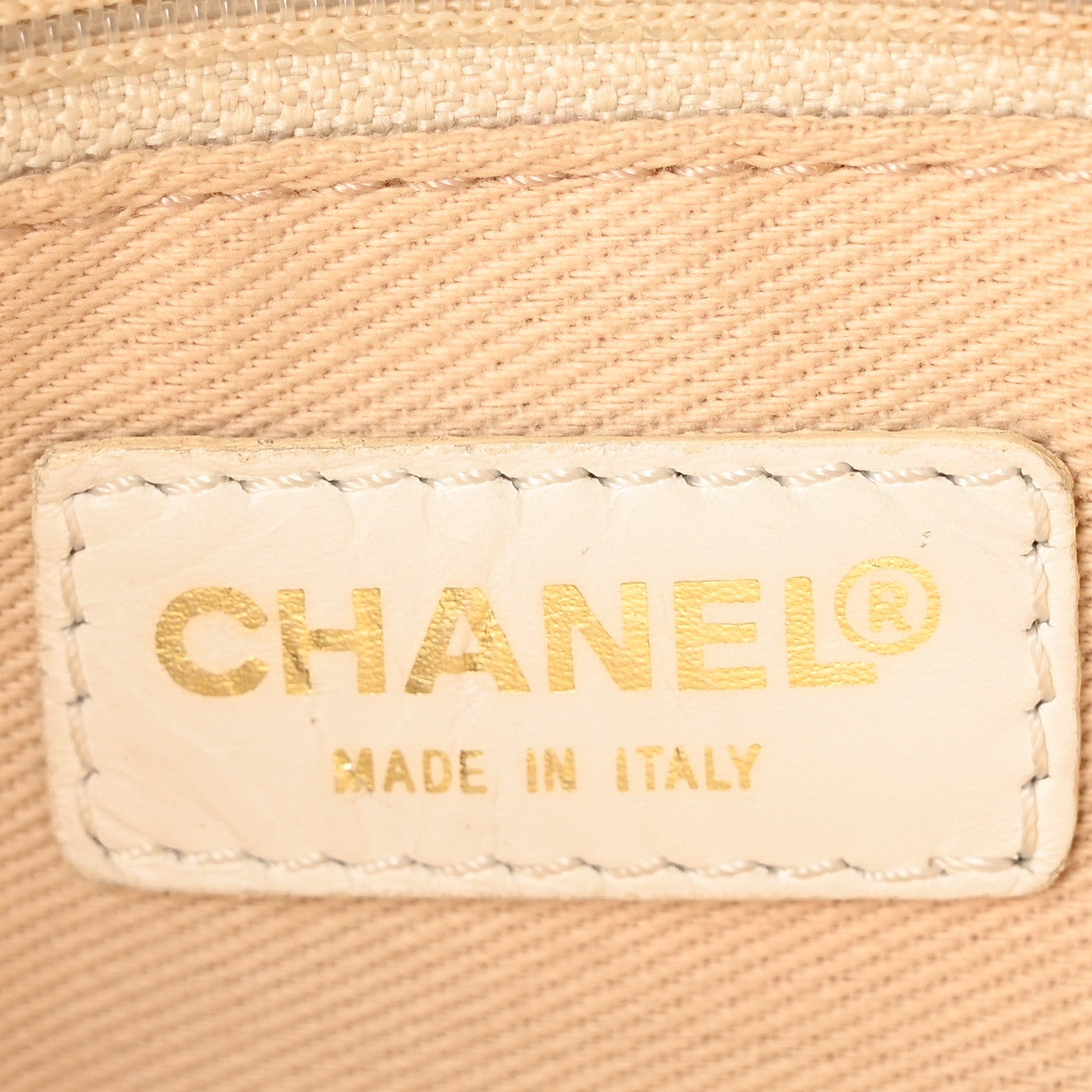 Chanel Canvas Calfskin CC Tote Black White 6 of 10