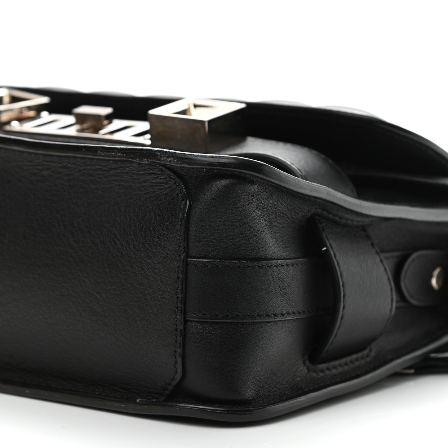 Lambskin Quilted Mini PS11 Classic Shoulder Bag Black