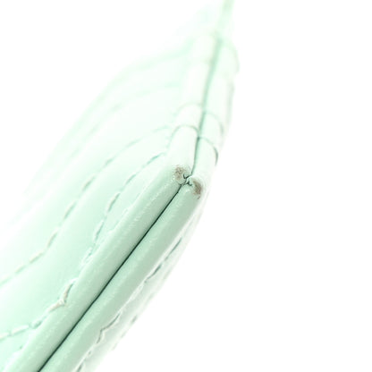 Gucci Calfskin Matelasse GG Marmont Card Holder Water Green 13 of 14