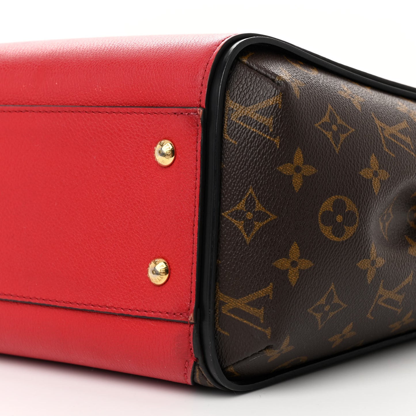Calfskin Monogram Kimono Tote Cherry
