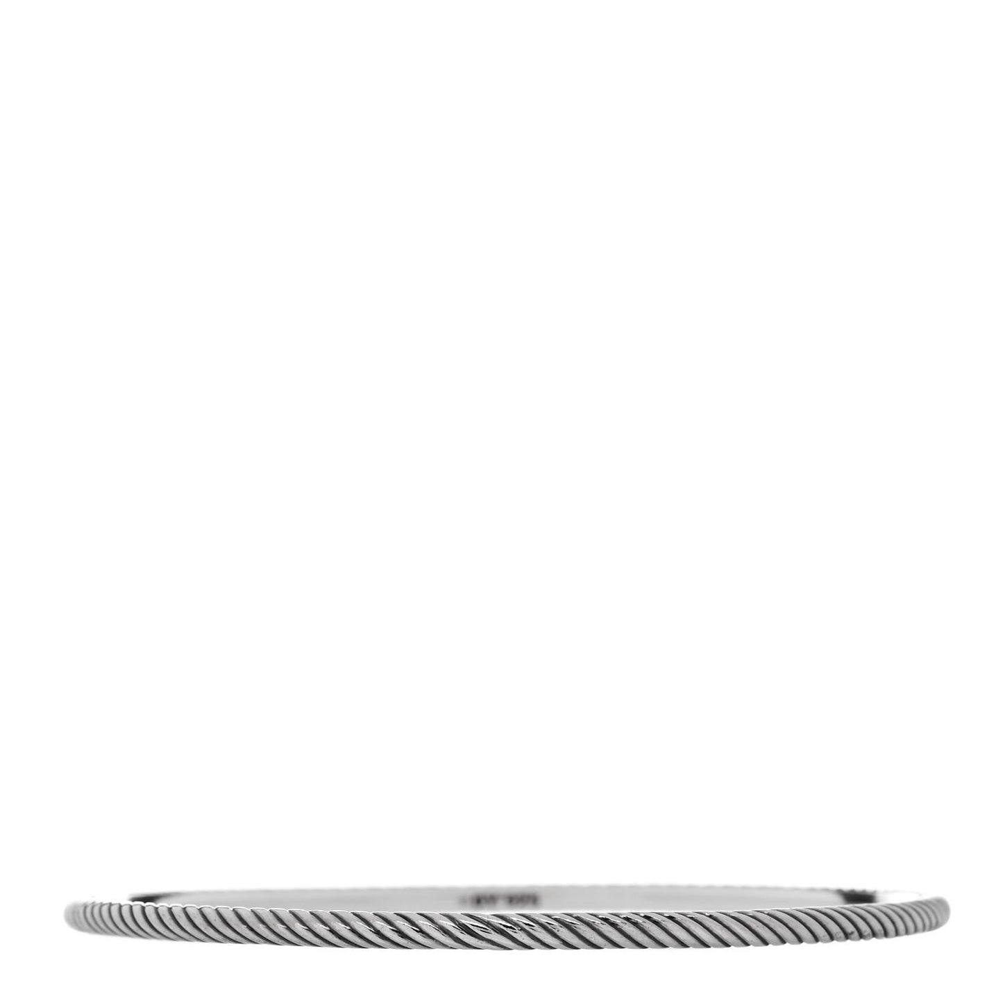 Sterling Silver 3mm Cable Classics Bangle Bracelet
