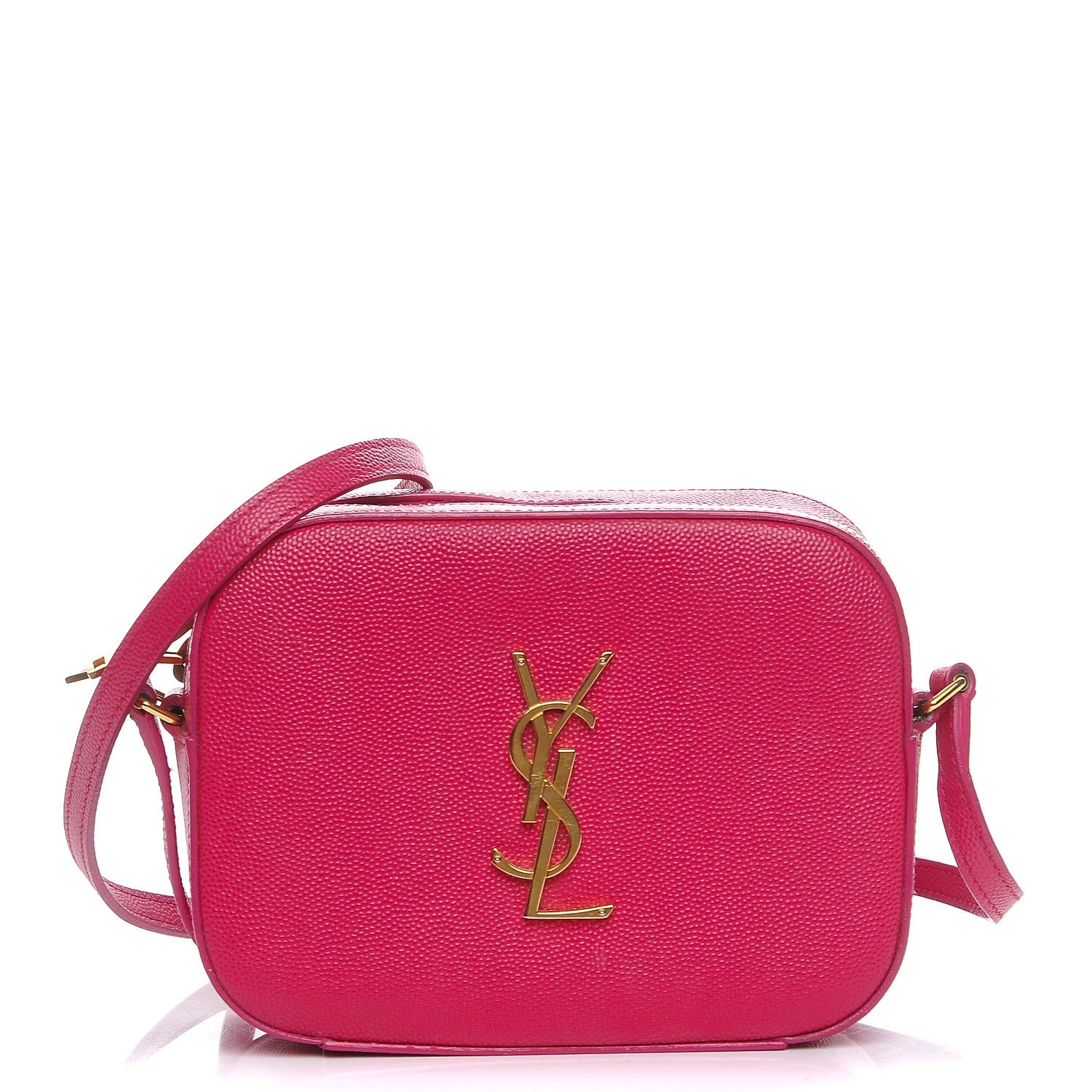 Saint Laurent Grain De Poudre Small Classic Monogram Camera Bag Bubblegum 1 of 7