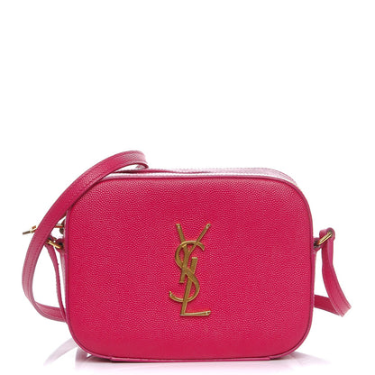 Saint Laurent Grain De Poudre Small Classic Monogram Camera Bag Bubblegum 1 of 7