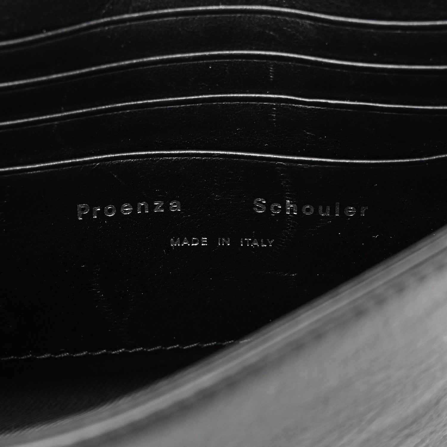Proenza Schouler Calfskin PS11 Wallet With Strap Black 6 of 9