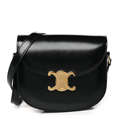Celine Shiny Calfskin Teen Besace Black 1 of 8