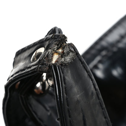 Chanel Vinyl Quilted Large Paris Biarritz Tote Black 16 of 17