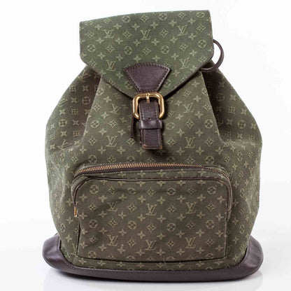 Louis Vuitton Mini Monogram Montsouris GM Backpack Kaki 1 of 10