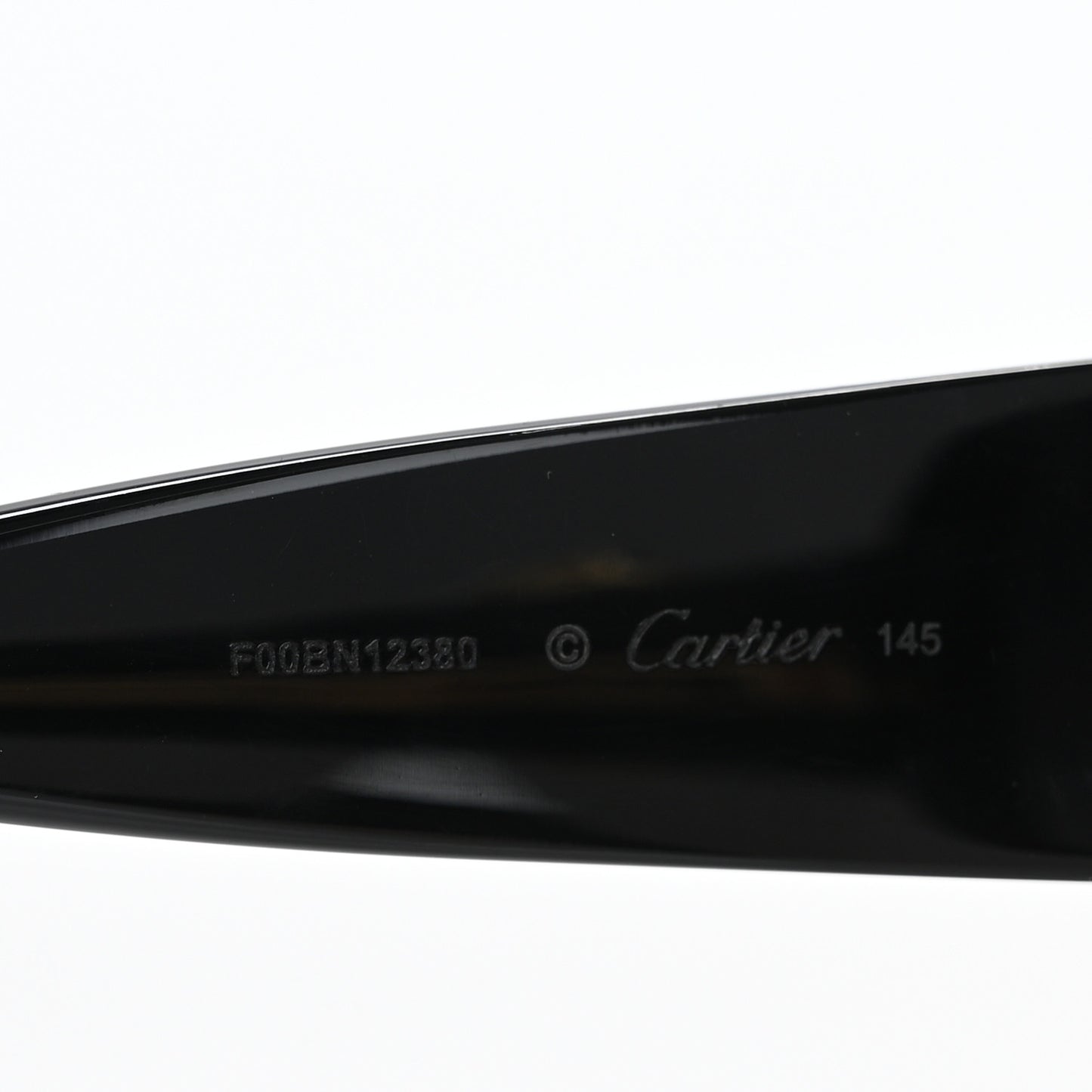 Acetate Panthere Square Sunglasses Black