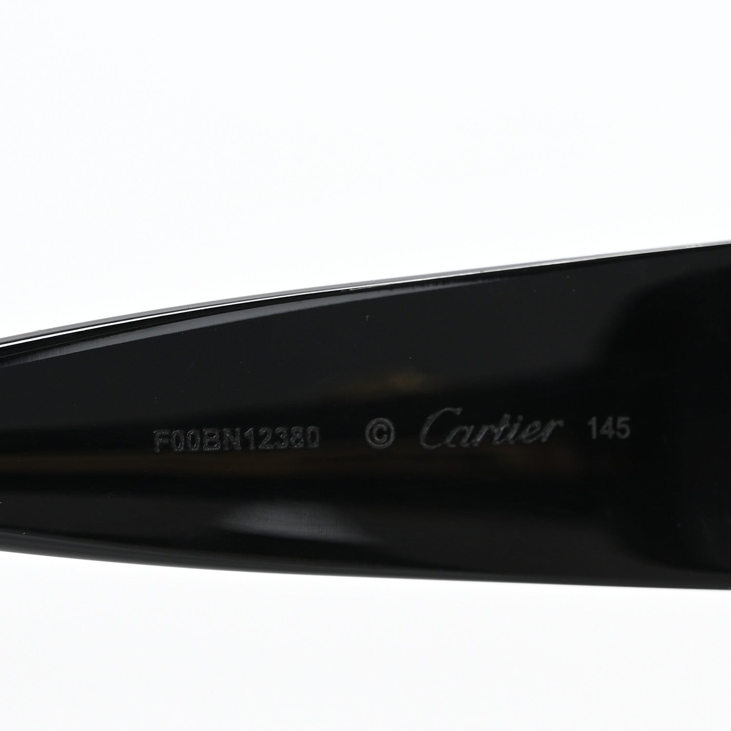 Cartier Acetate Panthere Square Sunglasses Black 5 of 8