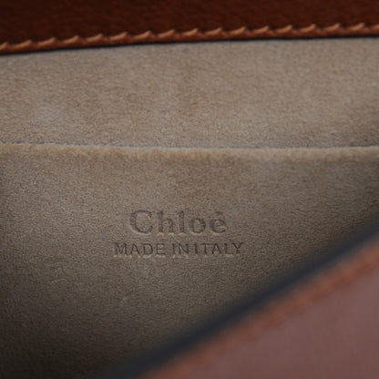 Chloe Calfskin Suede Small Nile Bracelet Bag Caramel 8 of 9