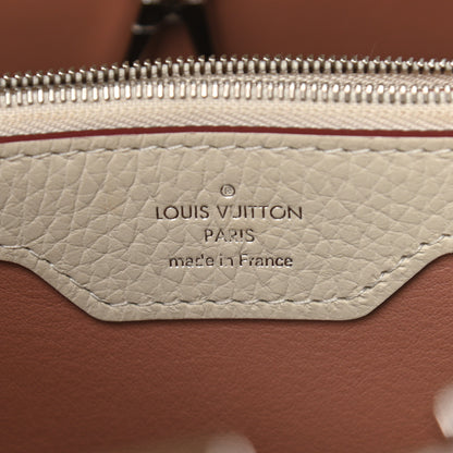 Louis Vuitton Taurillon Capucines MM Blanc Casse 5 of 13