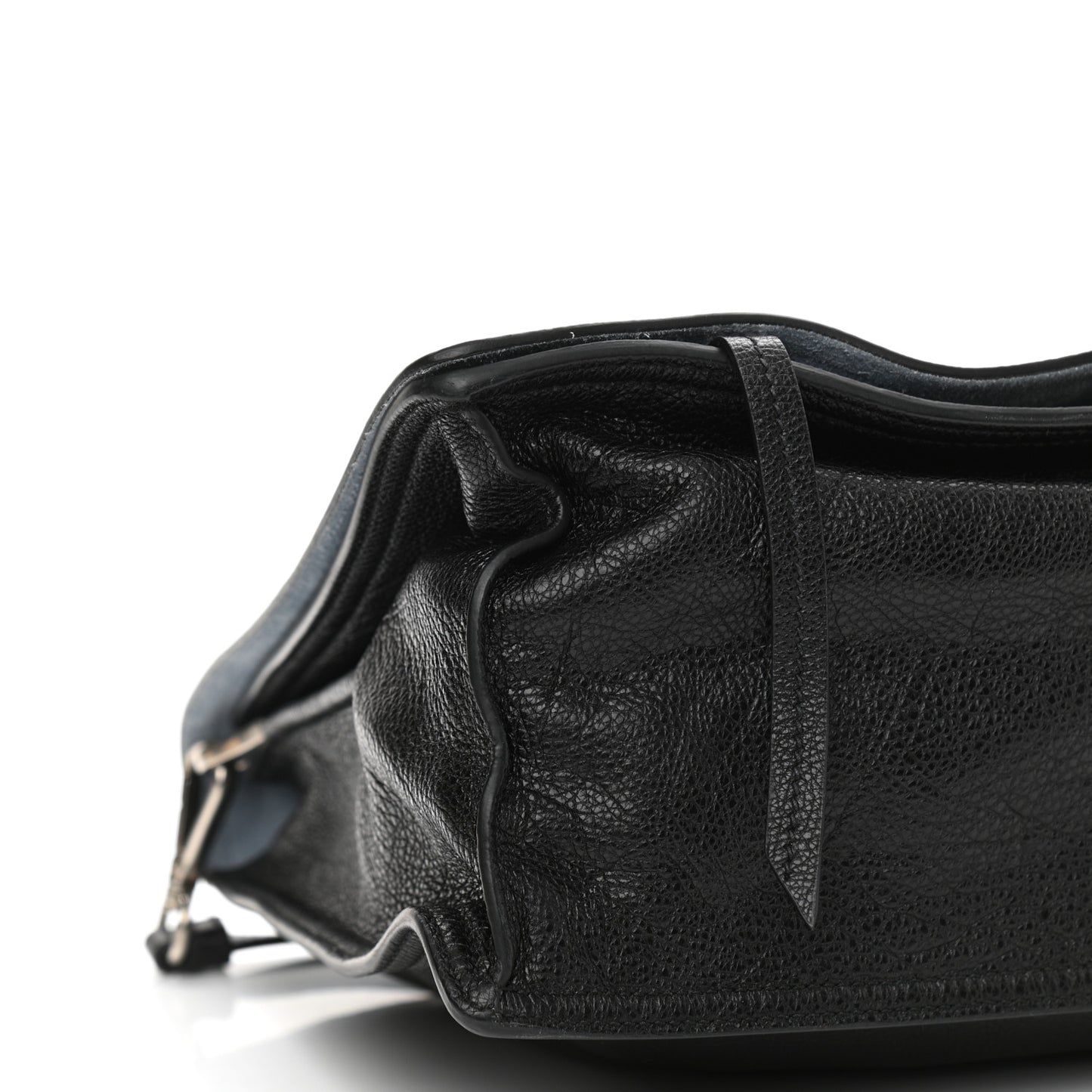 Glace Calf Etiquette Flap Black Astrale