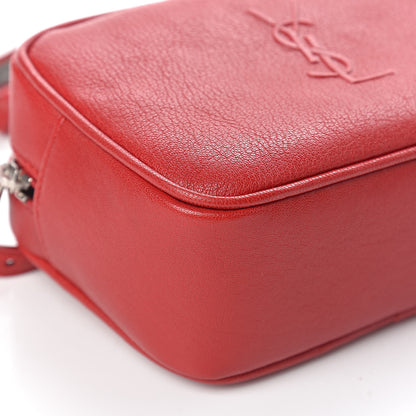 Saint Laurent Lambskin Monogram Lou Belt Bag Red 8 of 9