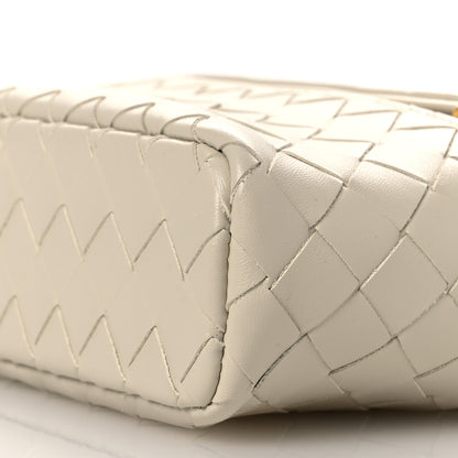 Bottega Veneta Calfskin Intrecciato Bang Bang Vanity Case Sea Salt 9 of 10