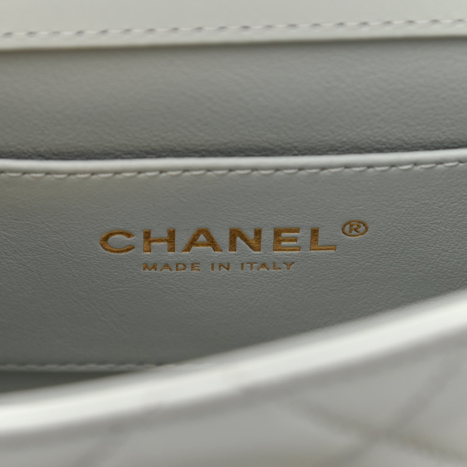 Chanel Lambskin Enamel Strass Quilted Mini Paris Monaco Flap Light Grey 6 of 11