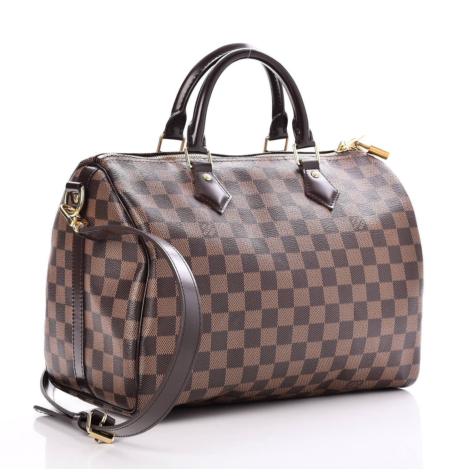Louis Vuitton Damier Ebene Speedy Bandouliere 30 4 of 10