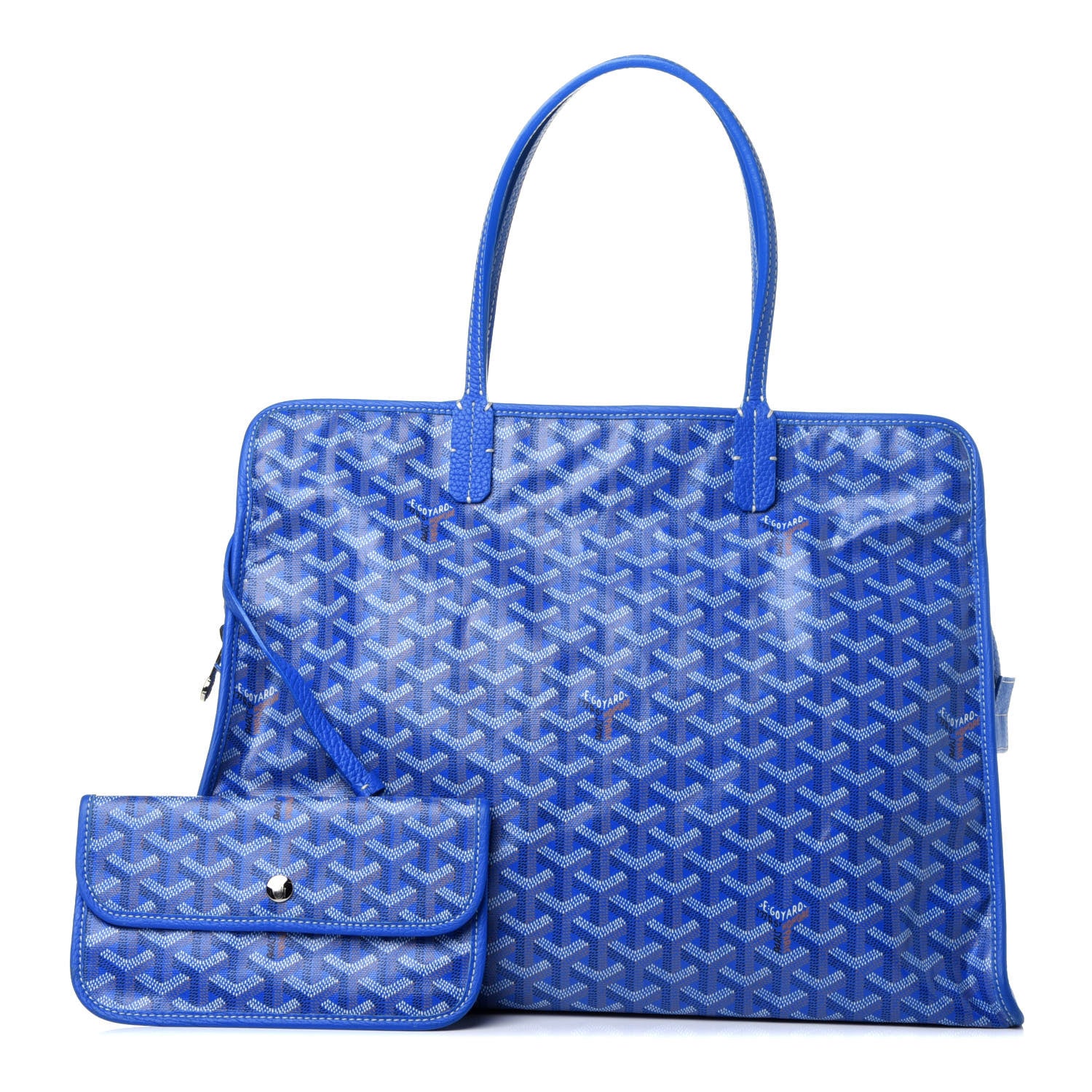 Goyard Goyardine Sac Hardy Pet Carrier PM Sky Blue 1 of 10
