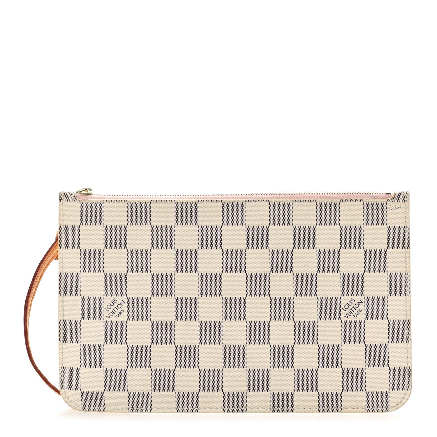 Louis Vuitton Damier Azur Neverfull MM GM Pochette Rose Ballerine 1 of 11