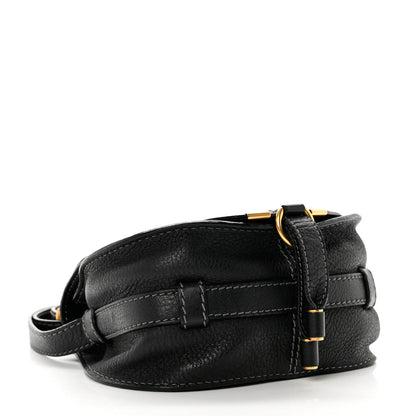 Chloe Calfskin Mini Marcie Round Crossbody Bag Black 4 of 11