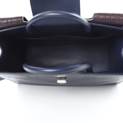 Christian Dior Calfskin Large Diorever Flap Navy 5 of 12