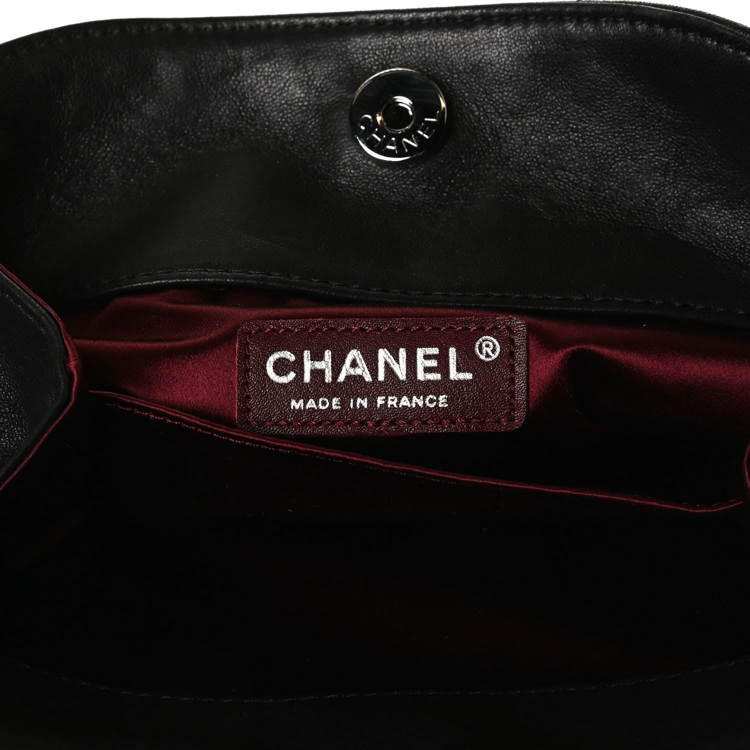 Chanel Aged Calfskin Quilted Leo Lion Clutch Black 5 of 13