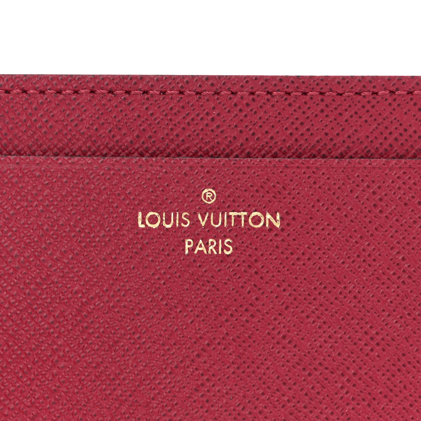 Calfskin Jeanne Wallet Card Holder Insert Fuchsia